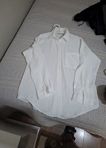 Örgü Siyah Kadın Süveter ve gömleği takım halinde - Görsel 4