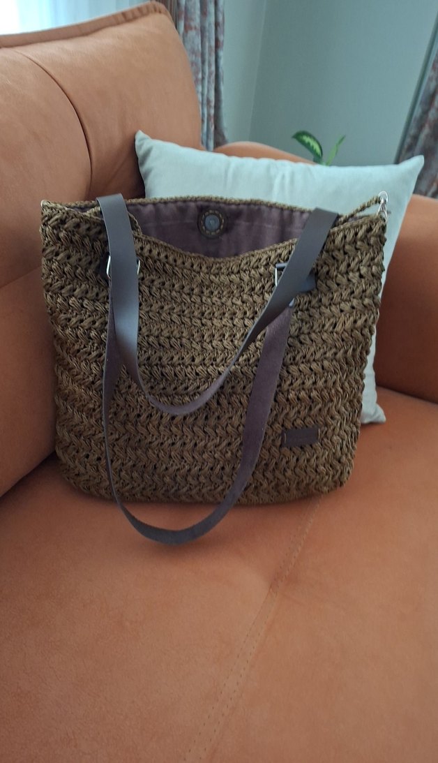 Bohem Örgü Kadın Çanta - Görsel 2