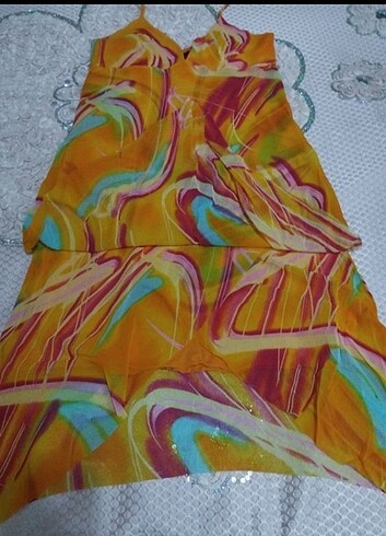s Beden çeşitli Renk Kmn khamsın askılı elbise 