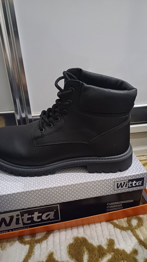 Siyah Deri erkek ayakkabı - Görsel 3