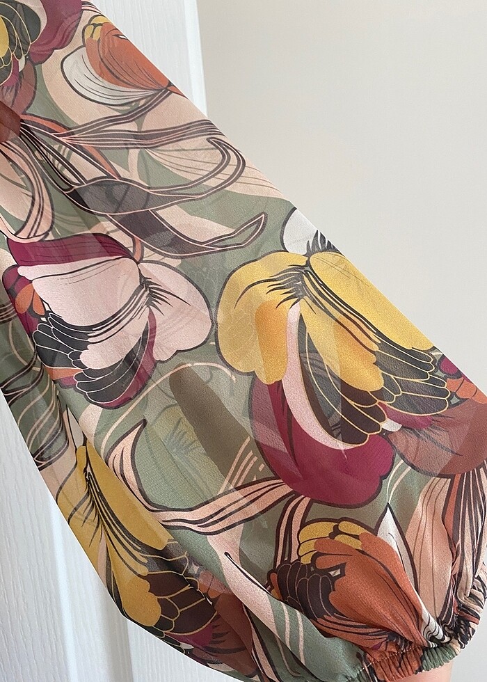 Adl Şifon Elbise - Görsel 3