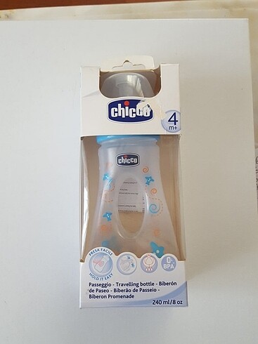 CHİCCO 240 ML PP BİBERON SİLİKON UC 4+ AY 