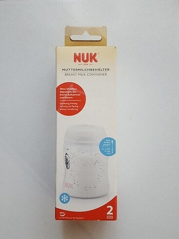 Nuk anne sütü saklama kabı