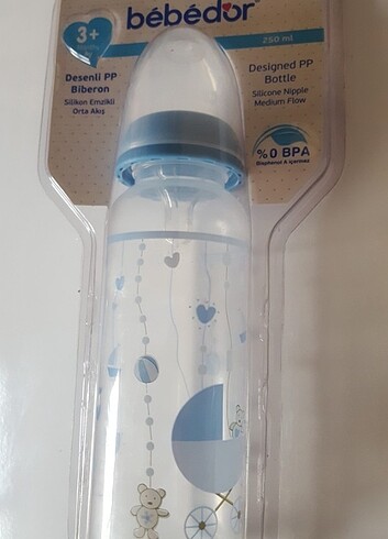 Bebedor desenli PP biberon 250 ml