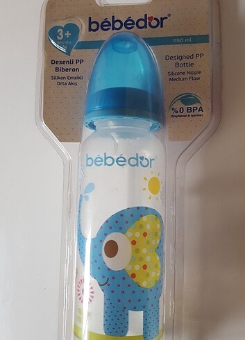 Bebedor desenli PP biberon 250 ml