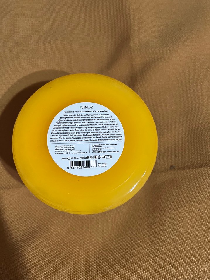 Sinoz Vücut Peeling Kremi - Görsel 3