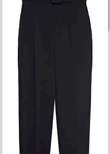 Zara Kadın Siyah Kemerli Kumaş Pantolon - Görsel 4