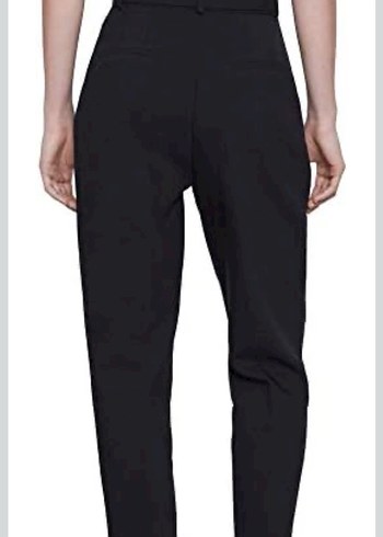 Zara Kadın Siyah Kemerli Kumaş Pantolon - Görsel 2