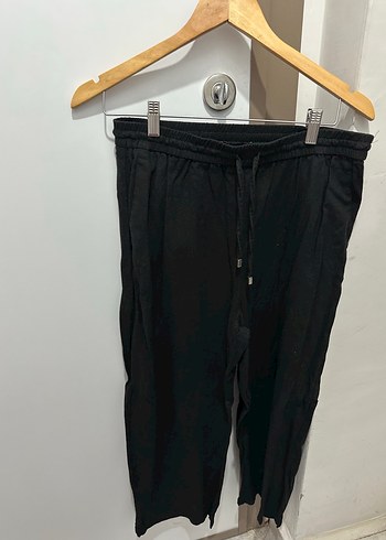 Zara keten karışımlı düz pantolon - Görsel 9