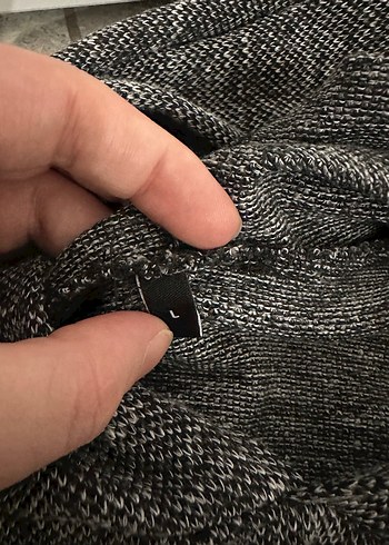 Trendyolmilla Gri Kapüşonlu Kadın Sweatshirt ve pantolon takım. - Görsel 9