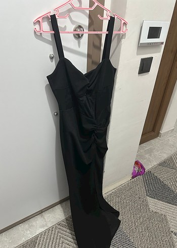 Trendyolmilla x zeynep tosun özel koleksiyon Straplez Uzun - Görsel 7