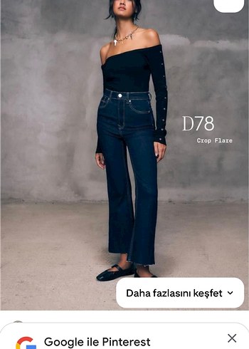 Stradivarius D78 kot pantolon jean pantolon - Görsel 9