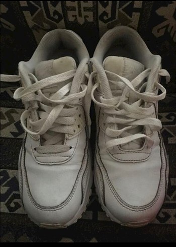 Nike air max 90 Beyaz Bağcıklı Kadın Spor Ayakkabı - Görsel 4