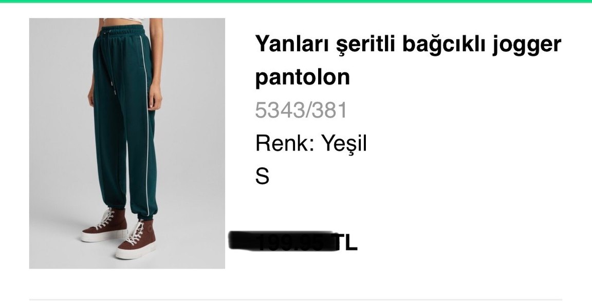 Bershka jogger eşofman altı - Görsel 2