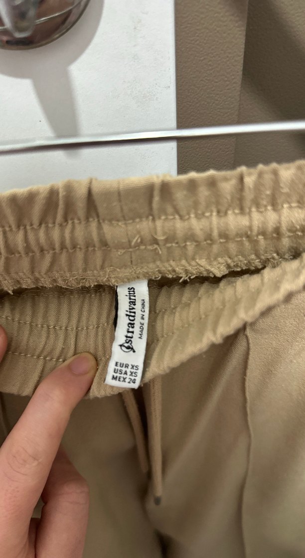 Stradivarius Bej Kadın jogger pantolon - Görsel 3