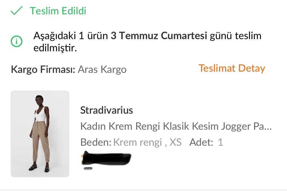 Stradivarius Bej Kadın jogger pantolon - Görsel 5