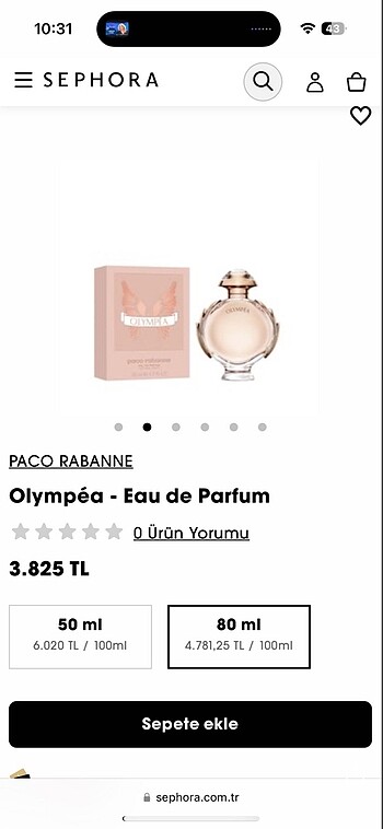 Paco rabanne parfüm