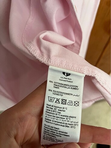 36 Beden pembe Renk Polo Gömlek