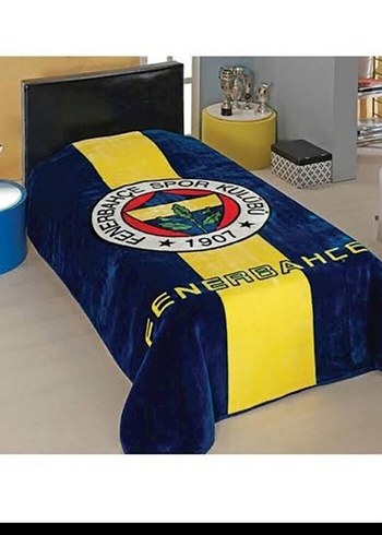 Fenerbahçe Baskılı Lacivert Battaniye
