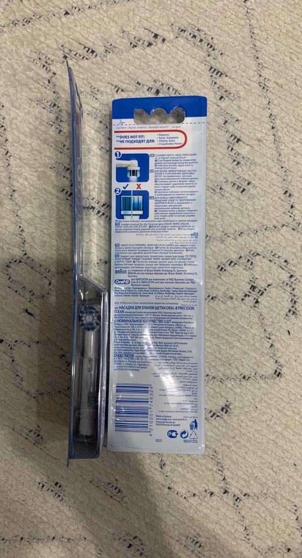 Oral-B Mavi Yedek Diş Fırçası Başlığı 2lü - Görsel 3