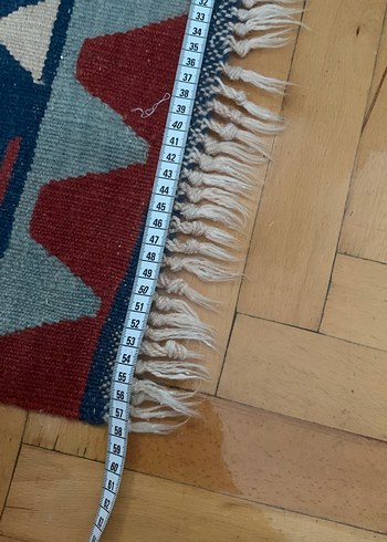 Etnik Desenli Çok Renkli Kilim - Görsel 6