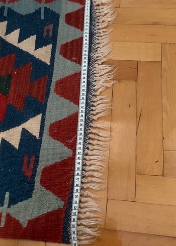 Etnik Desenli Çok Renkli Kilim - Görsel 5