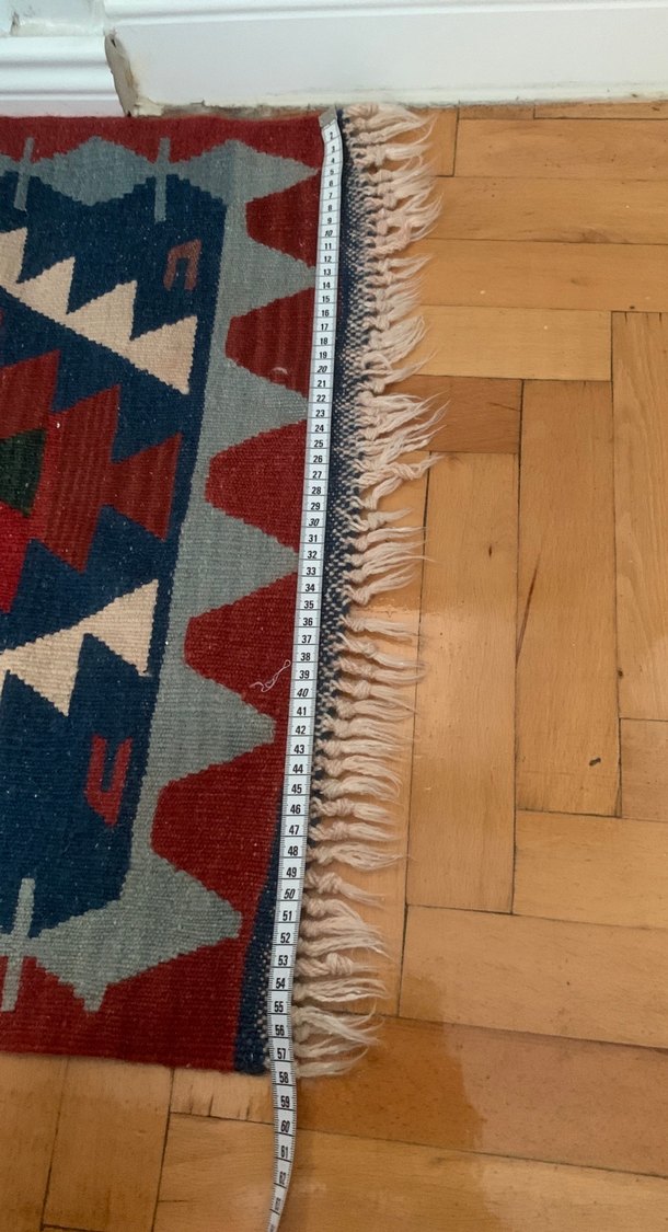 Etnik Desenli Çok Renkli Kilim - Görsel 5