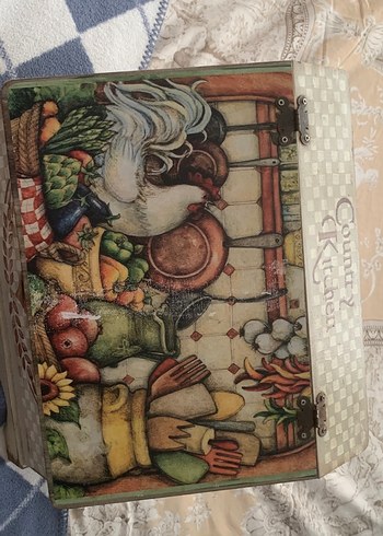 Beyaz Desenli Mutfak Kaşıklık - Görsel 4