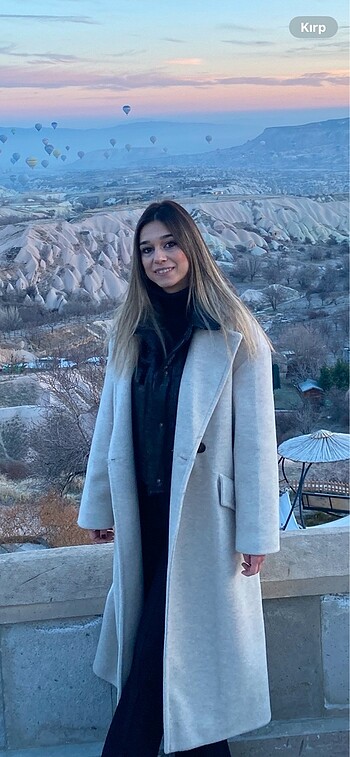 Bershka oversize kaban - Görsel 2