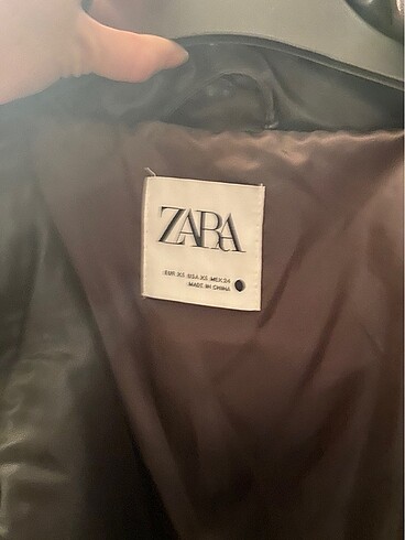xs Beden Zara acı kahve mont