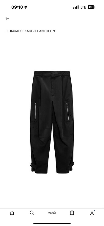 Zara Kargo Pantolon
