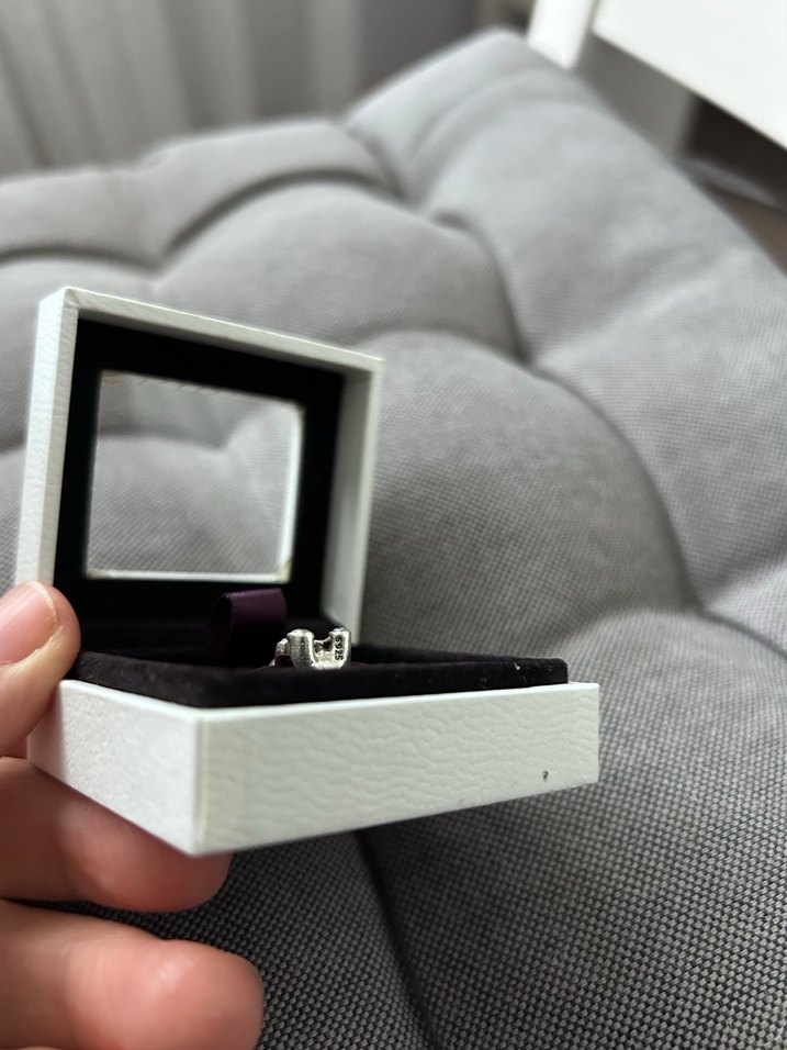 Boncuklu Mor Ayıcık Kadın Charm - Görsel 4