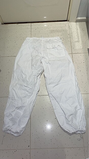 Diğer Beyaz paraşüt pantalon ietfrans