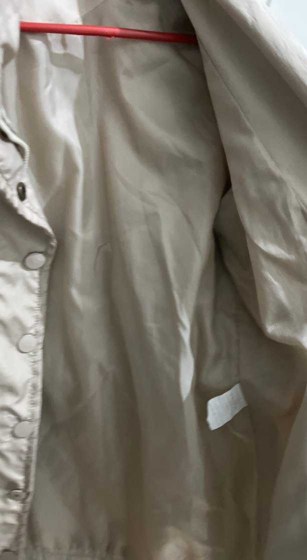 Düğmeli Bej Midi Kadın Ceket - Görsel 3