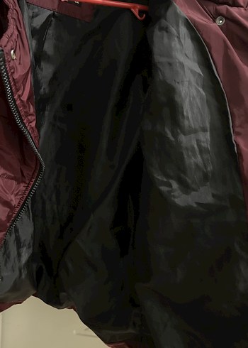 Bordo Kadın Fermuarlı mont - Görsel 3