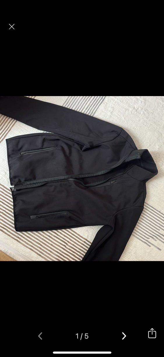 Siyah erkek ince ceket - Görsel 3