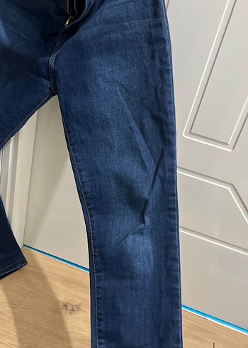 Kadın Mavi Kot Pantolon - Görsel 5