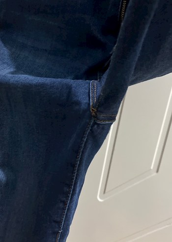 Kadın Mavi Kot Pantolon - Görsel 4