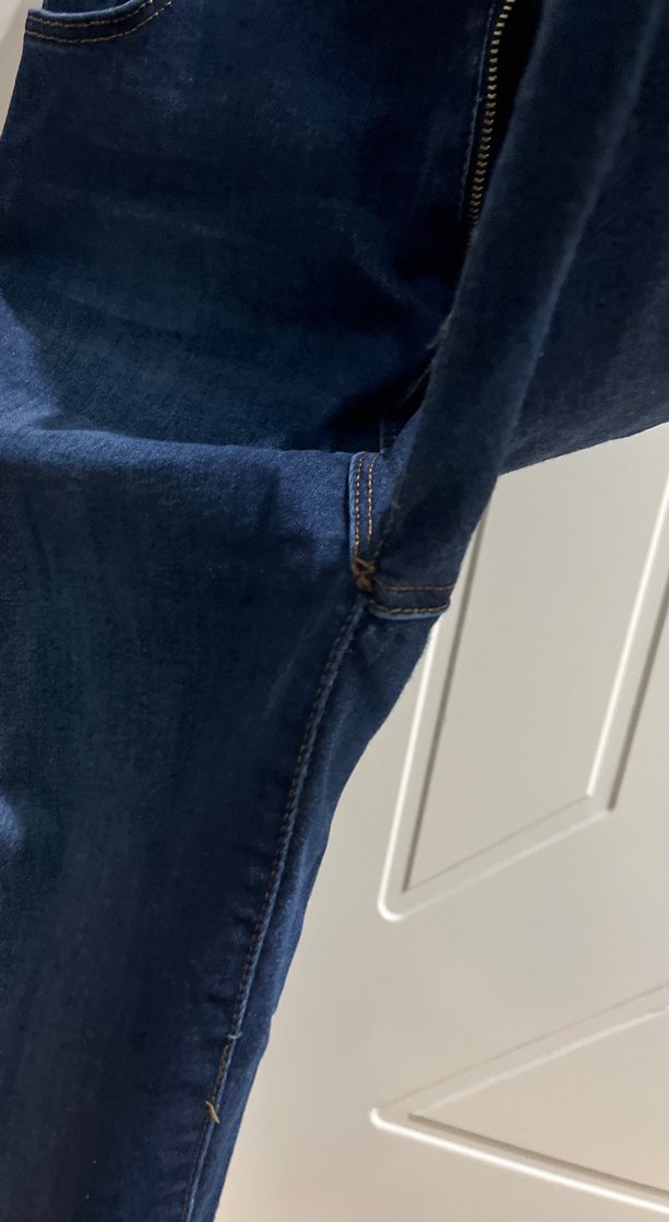 Kadın Mavi Kot Pantolon - Görsel 4