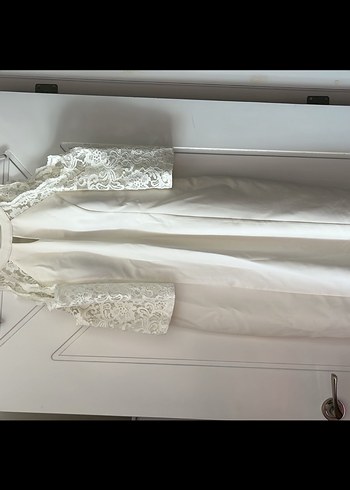 Beyaz nikah elbisesi - Görsel 4