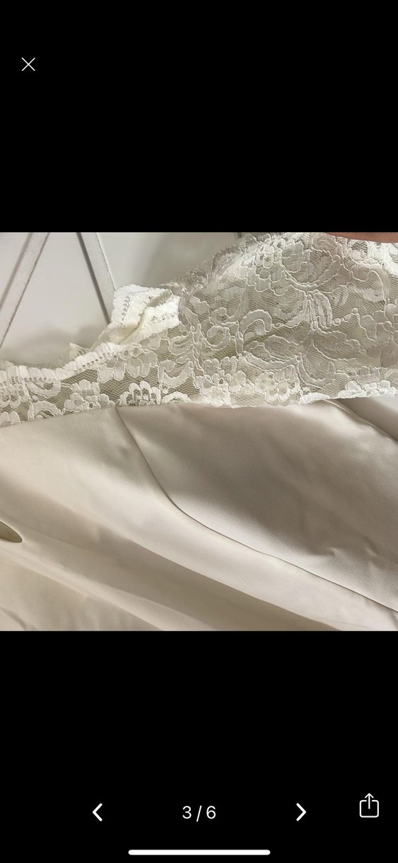 Beyaz nikah elbisesi - Görsel 3