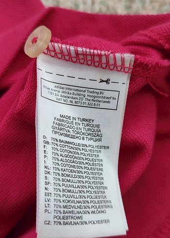 Erkek Adidas Kısa Kollu Polo Tişört - Görsel 3