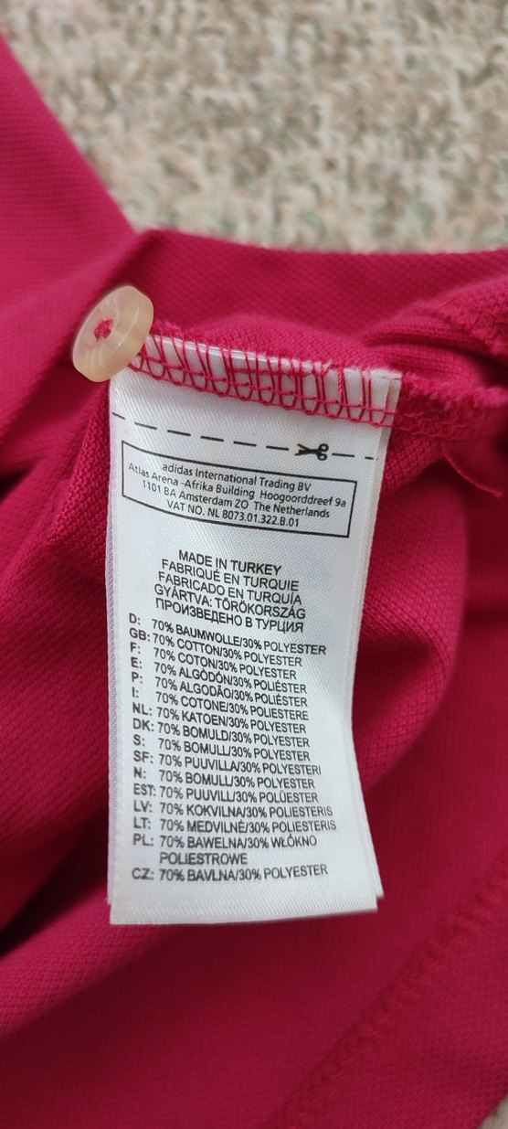 Erkek Adidas Kısa Kollu Polo Tişört - Görsel 3