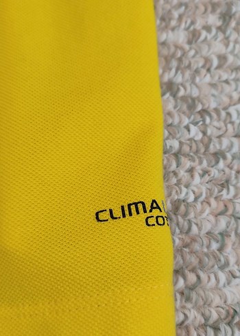 Sarı Adidas Erkek Polo Tişört - Görsel 3