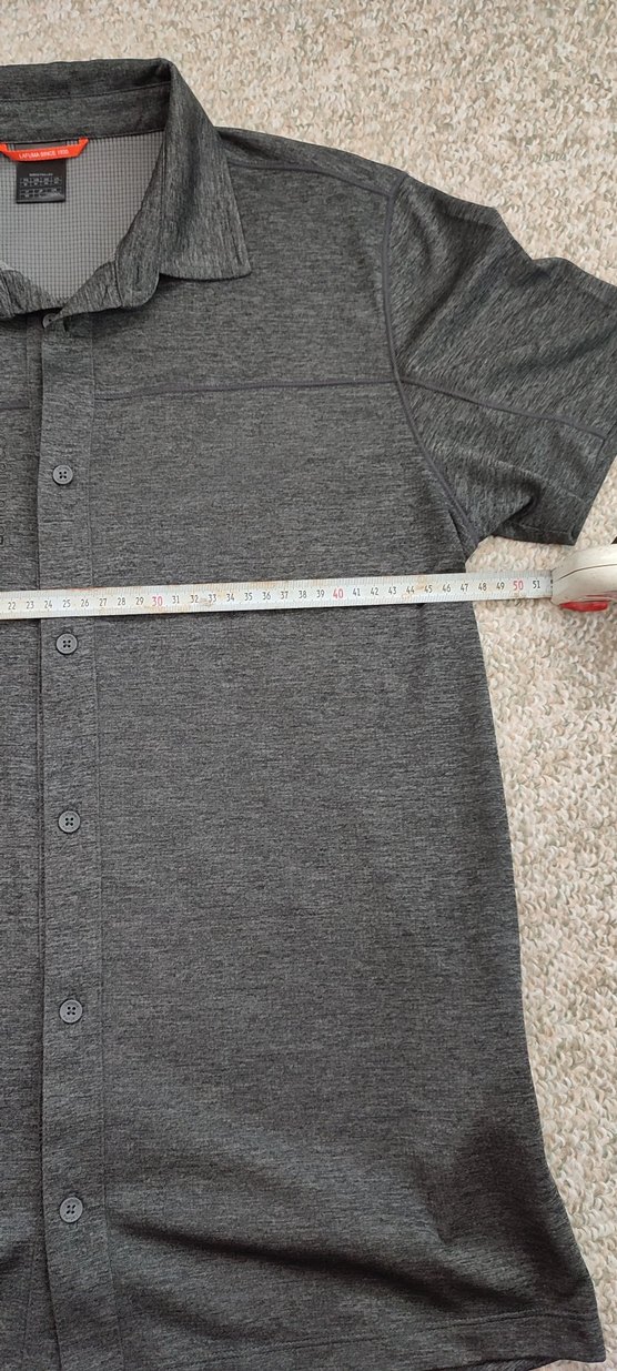 Gri Düğmeli Erkek Polo Tişört - Görsel 2