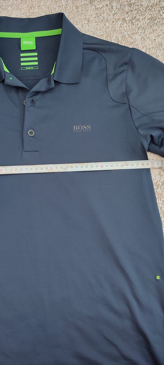BOSS Slim Fit Yeşil Gri Polo Tişört - Görsel 2