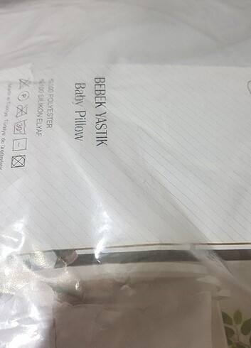  Beden beyaz Renk Bebek Yastığı