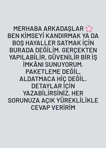 evde iş imkanı