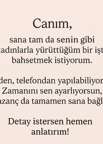 Kandirilmaktan Paketleme iş tekliflerinden sıkılmadiniz mi ?