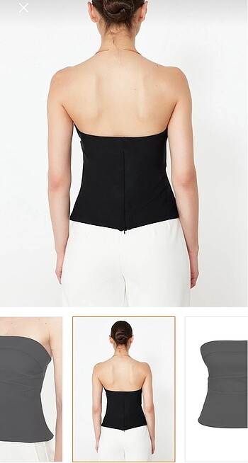 Bershka Straplez Bluz